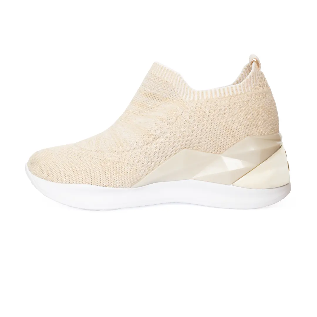 Chic Knit Slip-On Wedge Sneaker